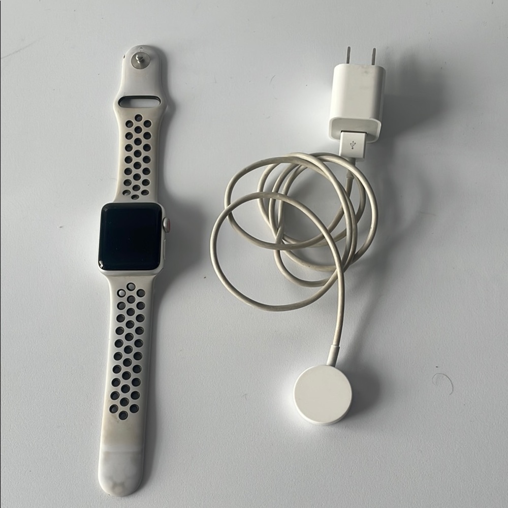 Nike Black and White Watch Band